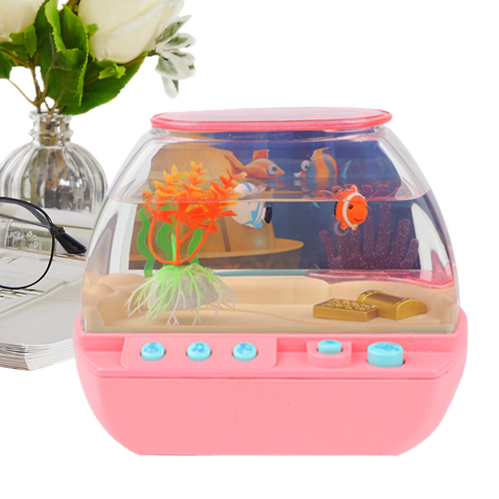 Lighting Decor For Room - Toy Fish Tank Home Decoration With