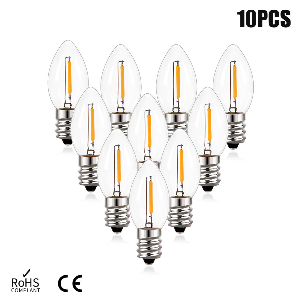 Lighting Effect Home Decor - Edison Led Candle Light Bulb E12