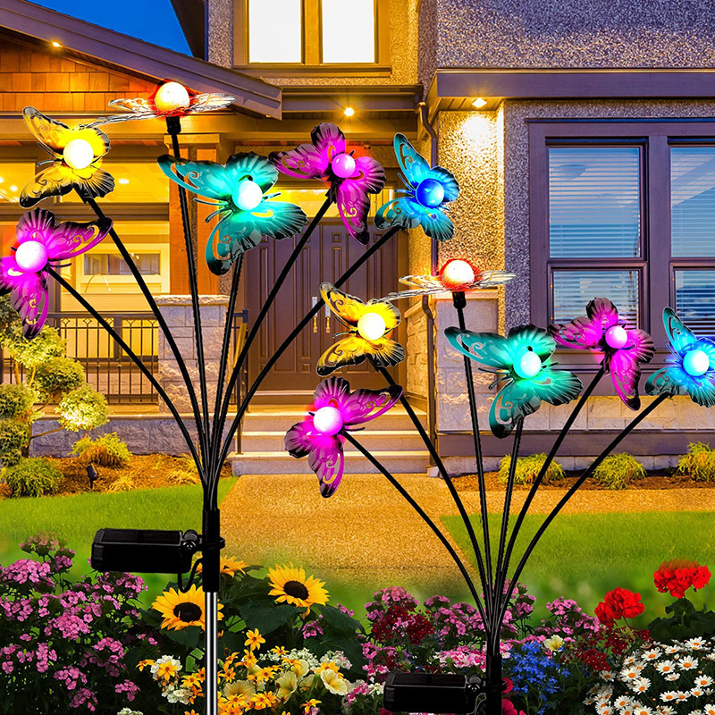 Decor Lighting Sales - Solar Butterfly Lights Outdoor LED Solar