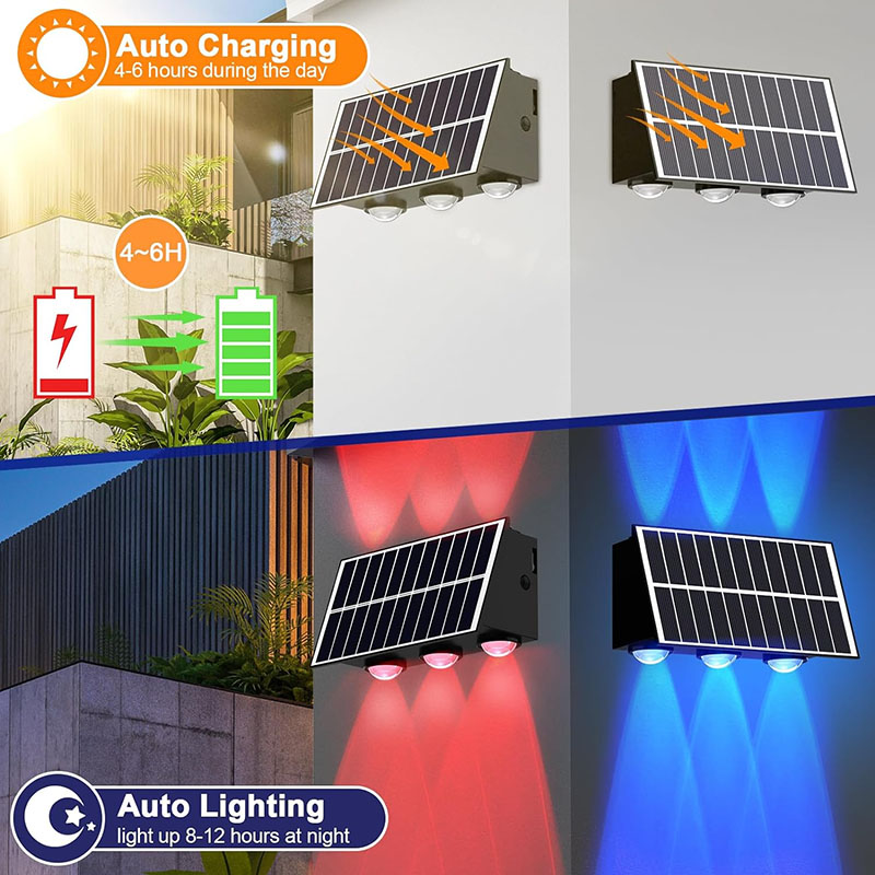 Outdoor Solar Fence Lights Sol - Garage Lighting Decor review and price