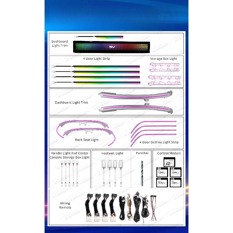 RGB Symphony Atmosphere Light  - Lighting Interior Decor review and price