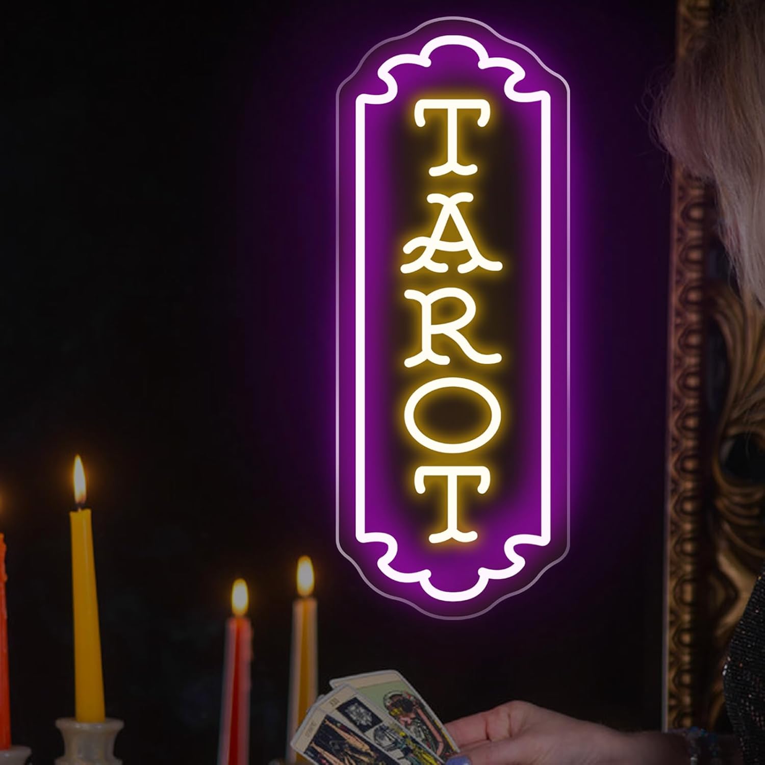 Tarot Neon Sign USB Powered My - Wall Decor Lighting review and price