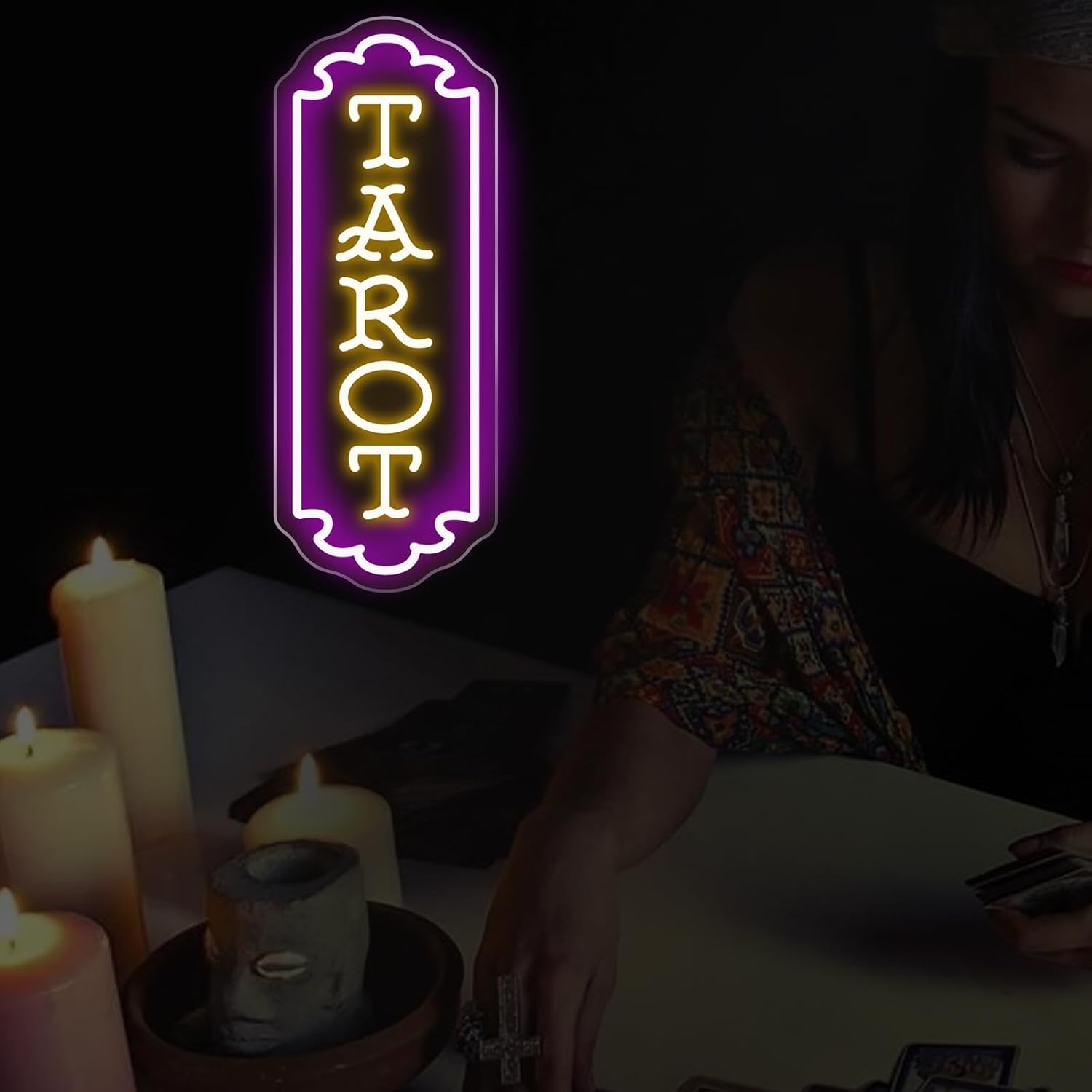Tarot Neon Sign USB Powered My - Wall Decor Lighting review and price