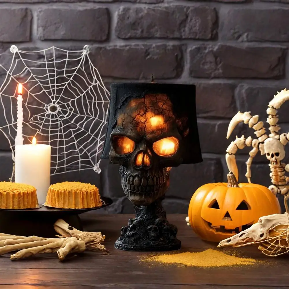Halloween Lava Stone Skull Lam - Lighting Decor For Diwali review and price