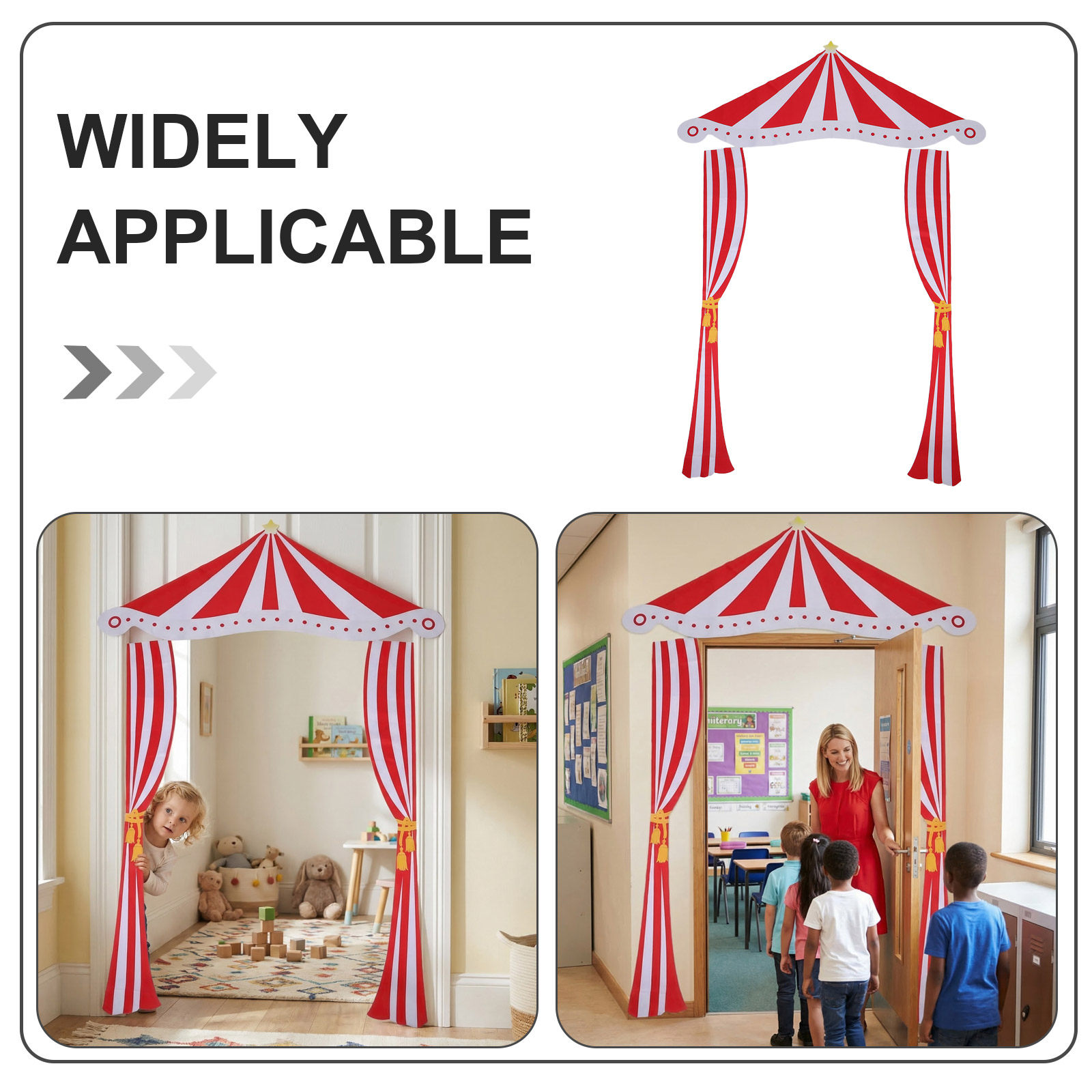 Carnival Decor Backdrop Red an - Decor Lighting The Parade review and price