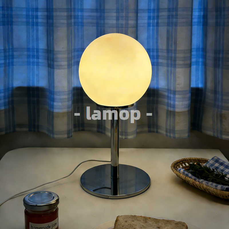Milky White Solid Globe Chrome - Decor Lighting Lamps review and price