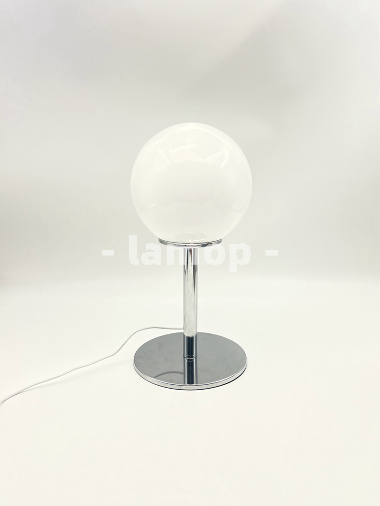 Milky White Solid Globe Chrome - Decor Lighting Lamps review and price