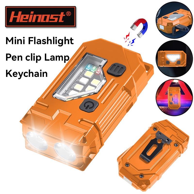 Mini Keychain EDC Flashlight R - Orange Lighting Decor review and price