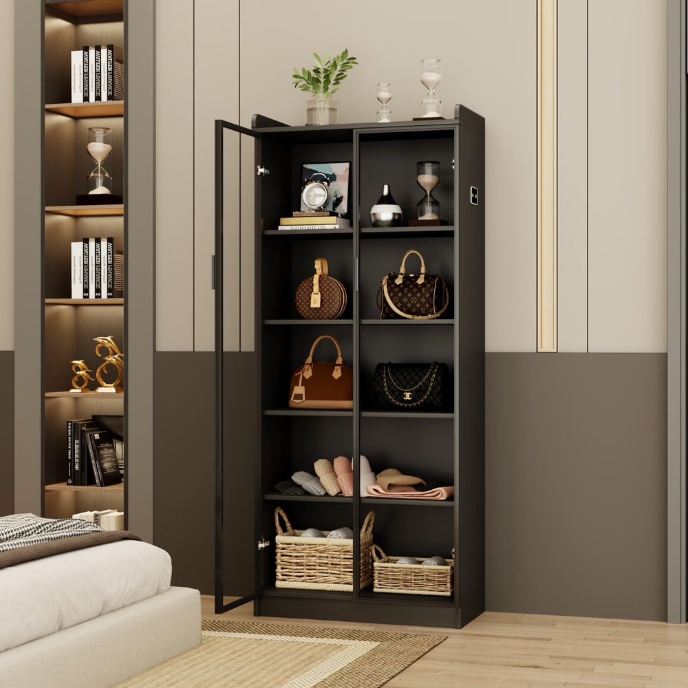 Display Cabinet with Adjustabl - Lighting & Home Decor Studio Photos review and price