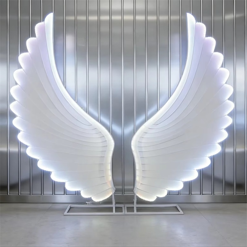 Glowing Angel Wings Light Prop - Lighting Decor Wedding review and price