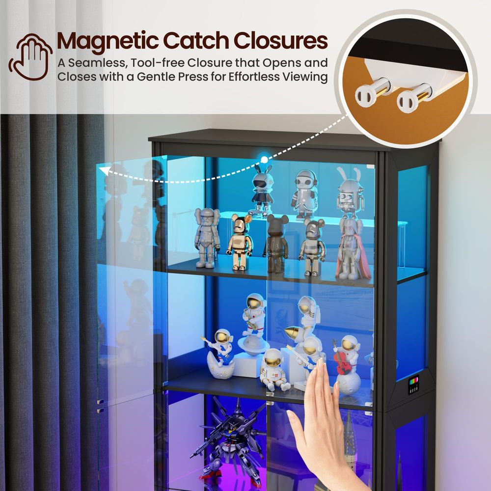 Lighted Corner Display Curio C - Lighting & Home Decor Studio Photos review and price