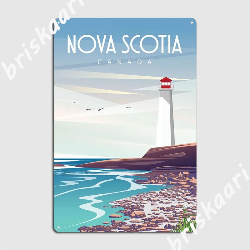 Nova Scotia Metal Sign Designi - Nova Decor & Lighting Vase Glass Brun 26Cm review and price