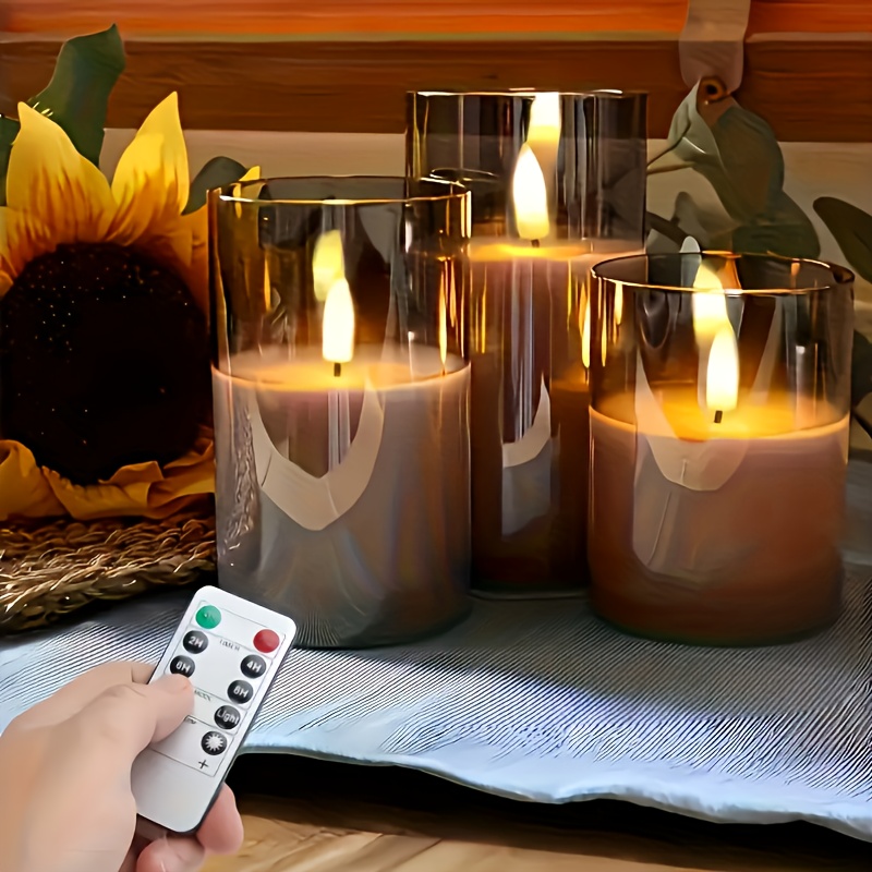 3 Pack Rechargeable Pillar Fak - Decor Lighting Pack review and price