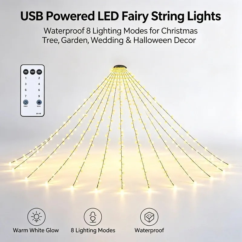 Waterproof USB LED String Ligh - Lighting Decor Wedding review and price