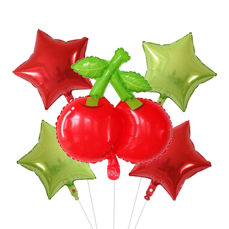 5pcs Fruit Foil Helium Balloon - Orange Lighting Decor review and price