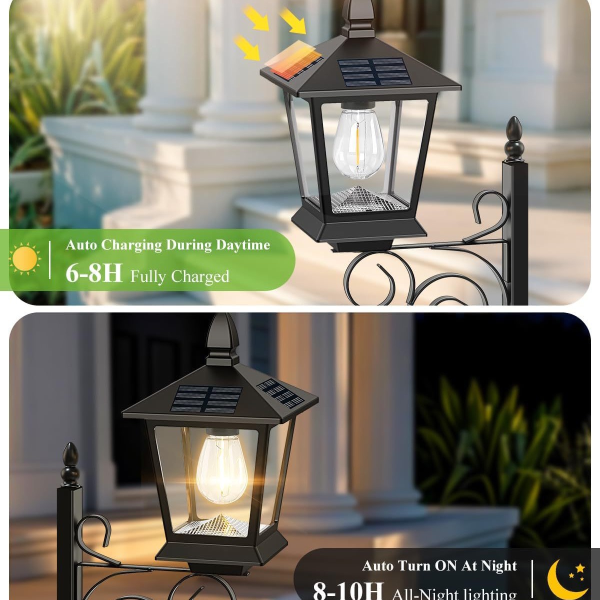 2 in 1 Solar Planter Lamp Wate - Wall Decor Lighting review and price