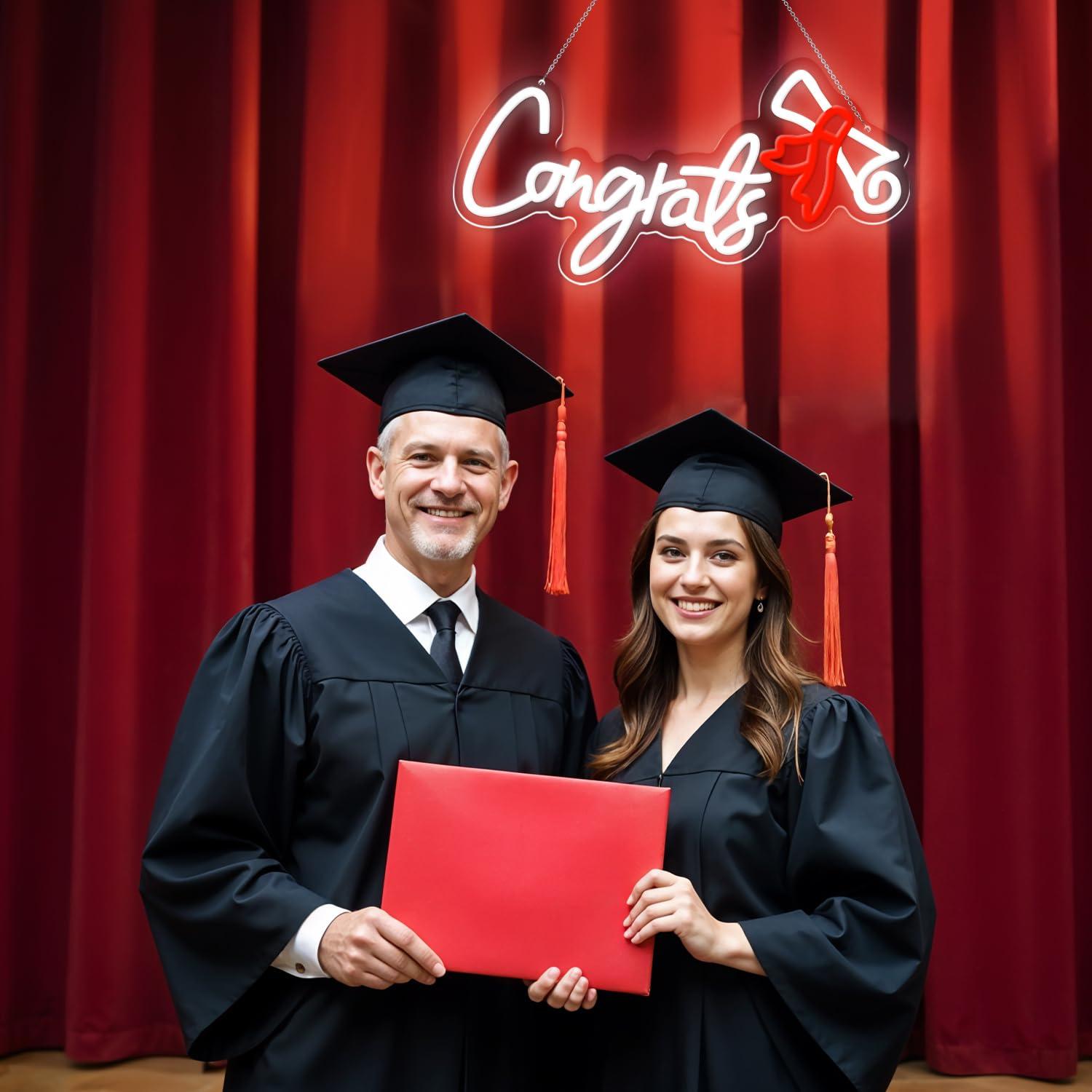 Congrats Graduation Neon Sign  - Wall Decor Lighting review and price