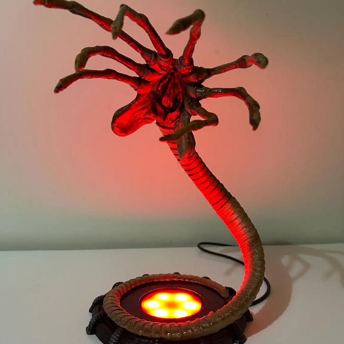Alien Facehugger Lamp Nightlig - Lighting Decor Home review and price