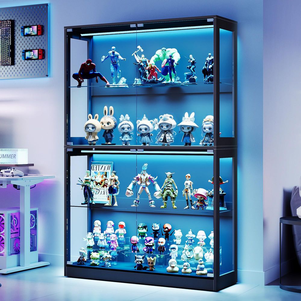 Cabinet with LED Light Strips, - Lighting & Home Decor Studio Photos review and price