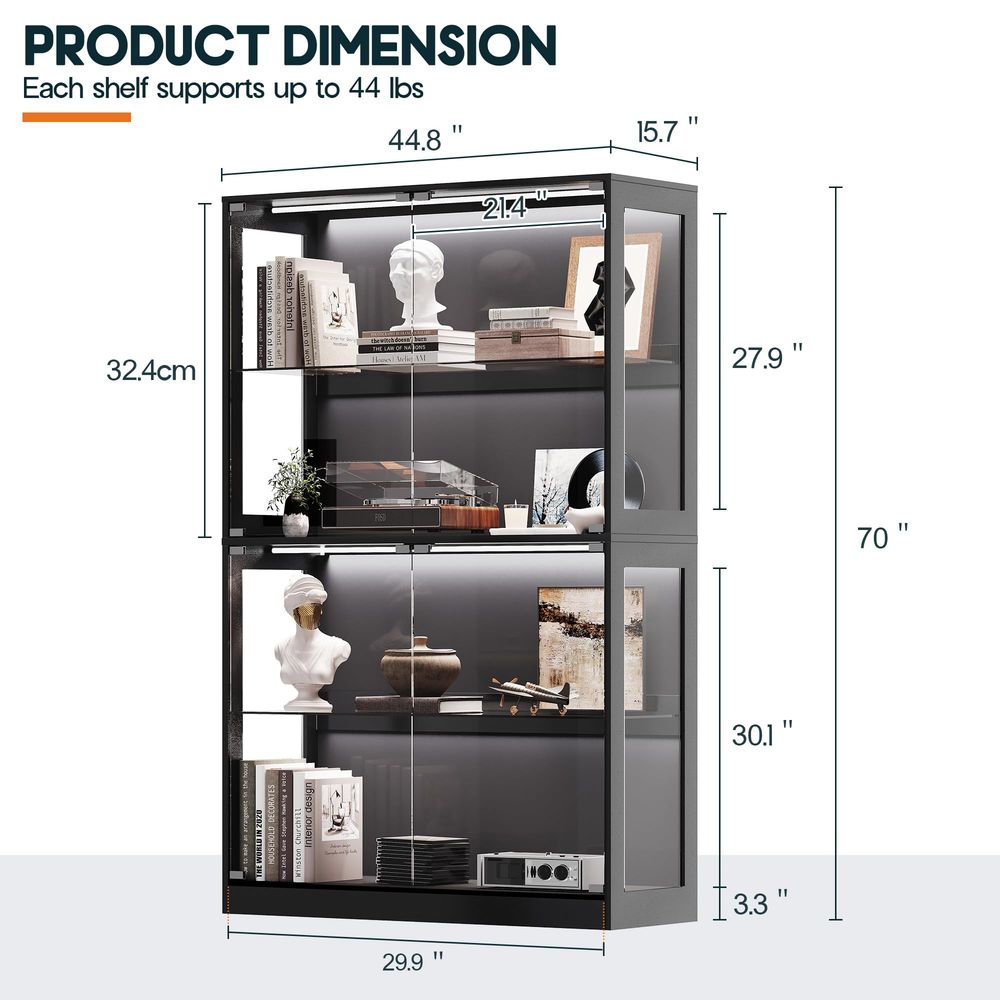 Cabinet with LED Light Strips, - Lighting & Home Decor Studio Photos review and price