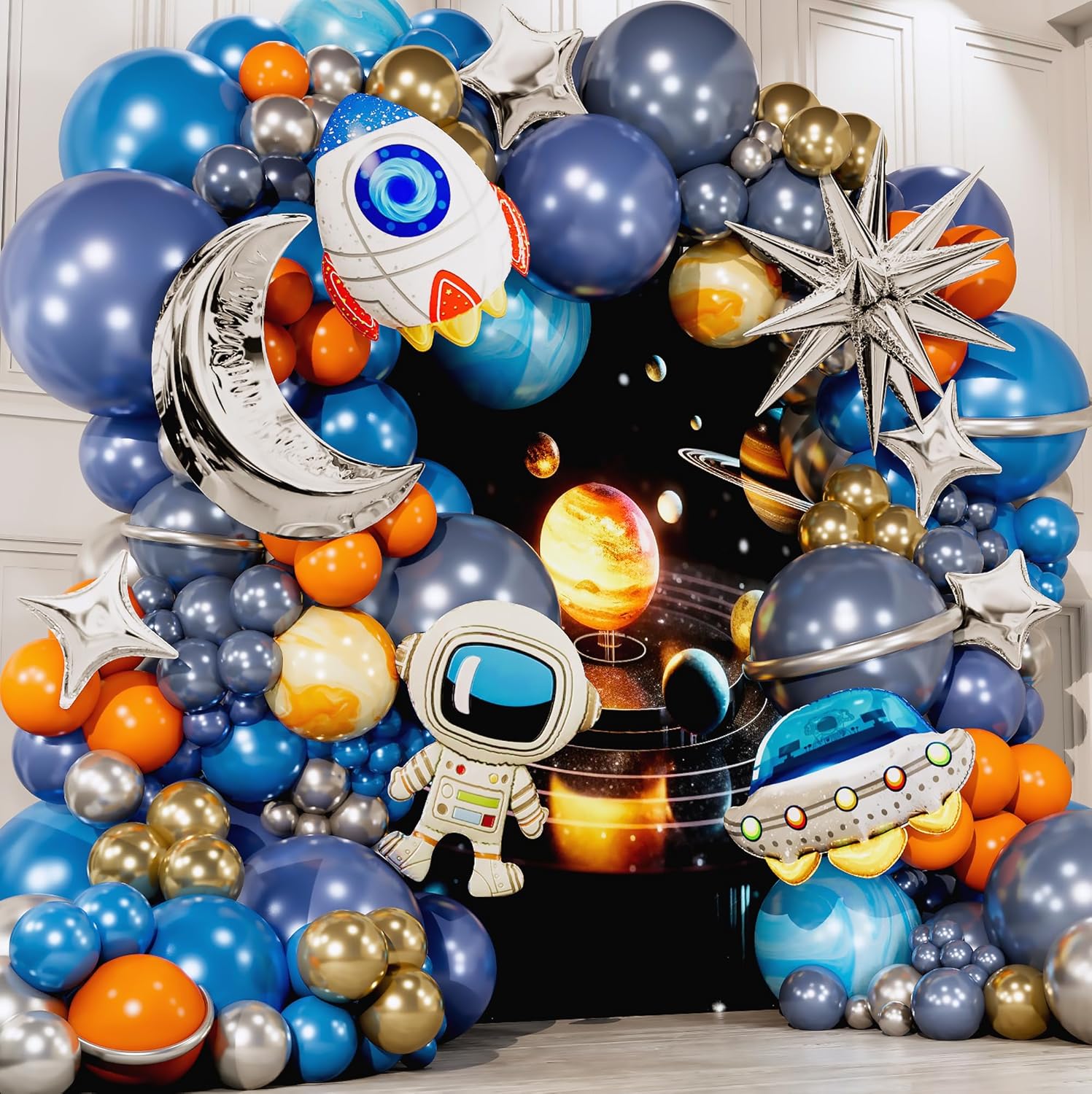 The Outer Space To The Moon Bl - Orange Lighting Decor review and price