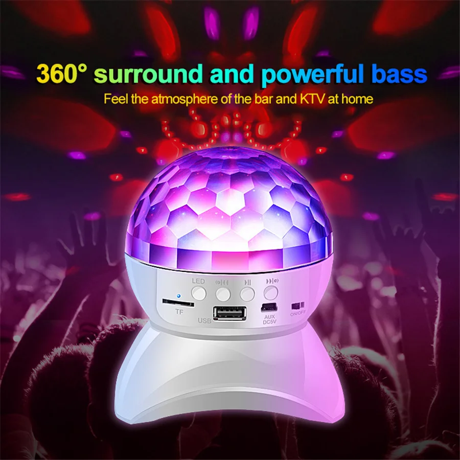 New LED Crystal Disco Ball Eff - Lighting Effect Home Decor review and price