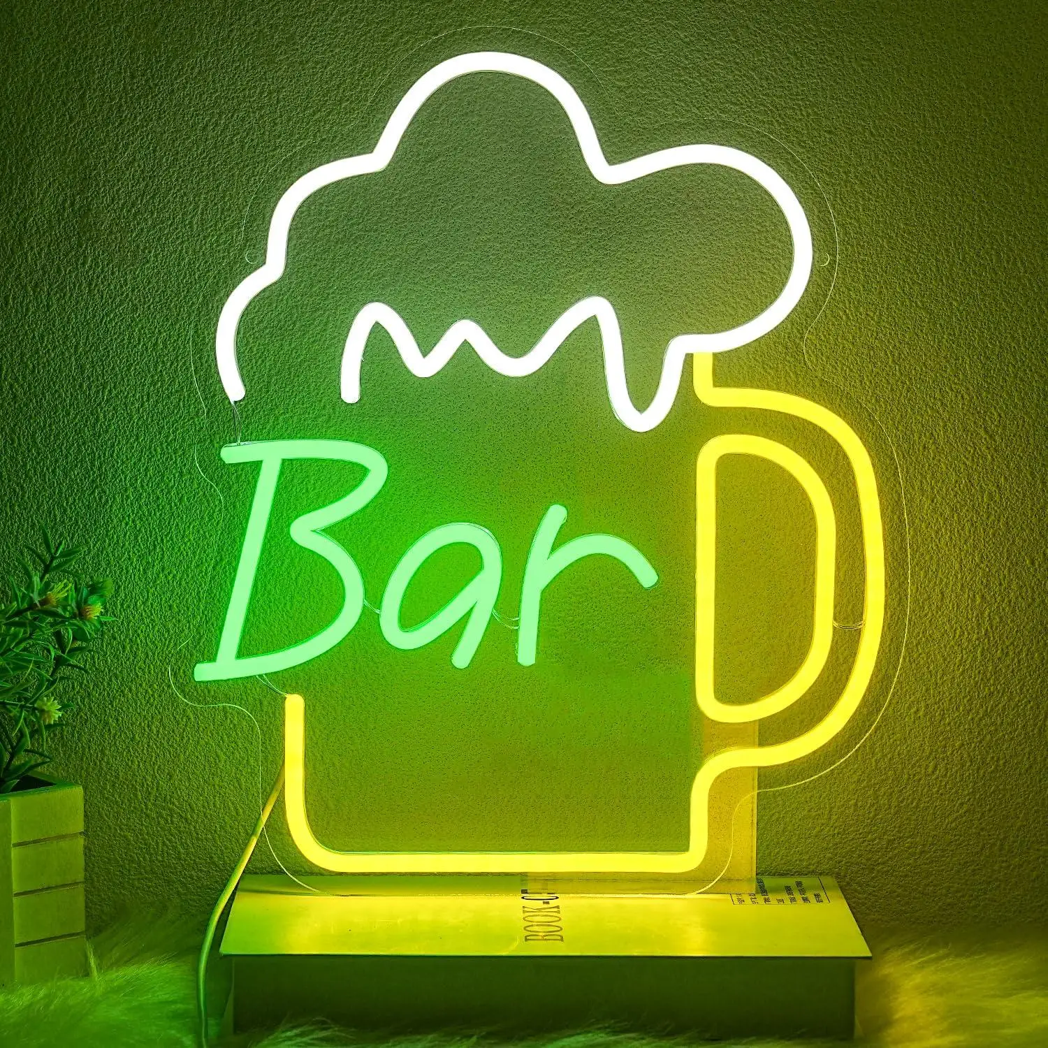 Beer Bar Neon Sign USB Dimmabl - Wall Decor Lighting review and price