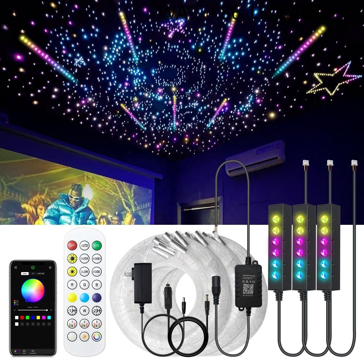 RGB Fiber Optic Star Ceiling L - Lighting Interior Decor review and price