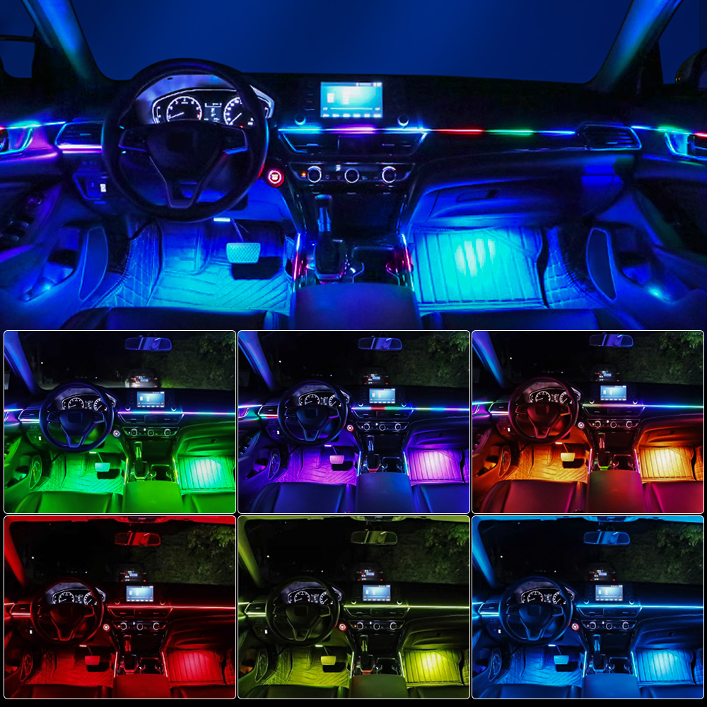 Universal Led Car Ambient Ligh - Lighting Interior Decor review and price