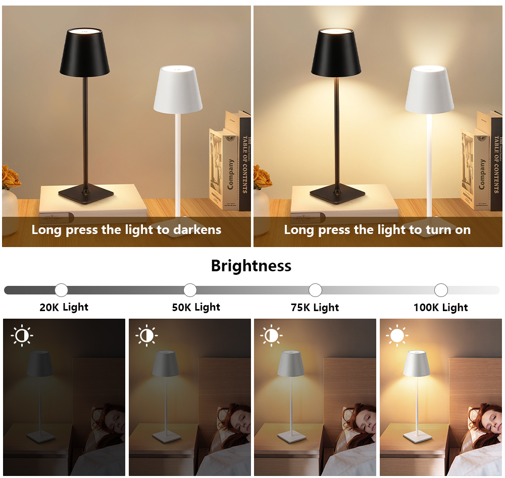 LED Rechargeable Desk Light Wi - Decor Lighting Lamps review and price