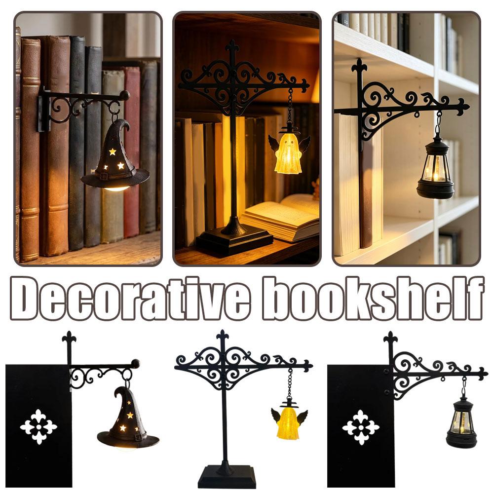 Retro Gothic Bookshelf Lamp Li - Lighting Decor For Room review and price