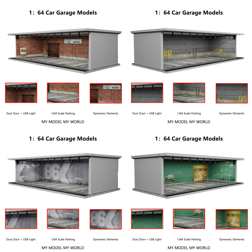 More Art 1/64 Car Garage Diora - Garage Lighting Decor review and price