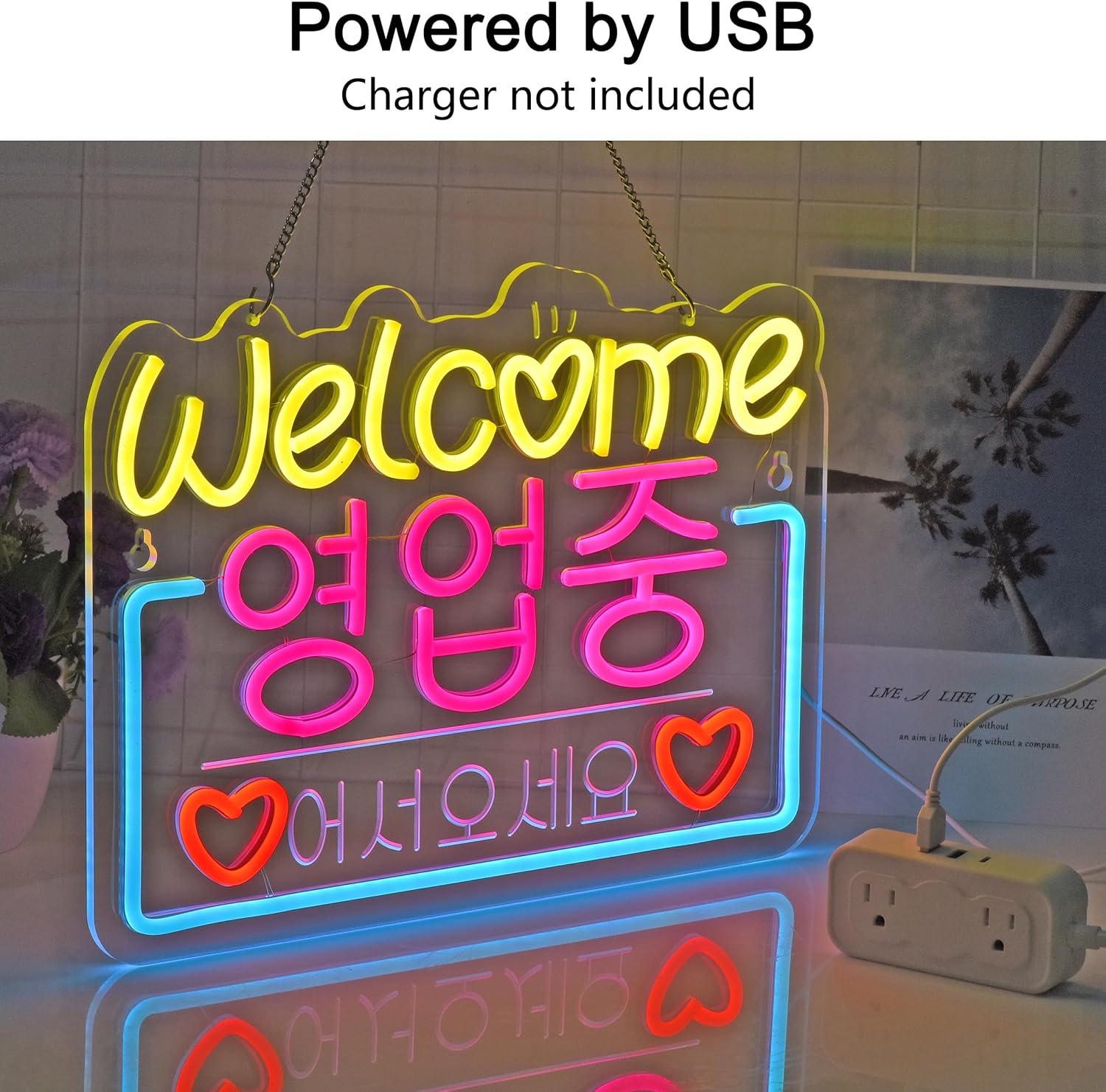 Korean Welcome on Sale Neon Si - Decor Lighting Sales review and price